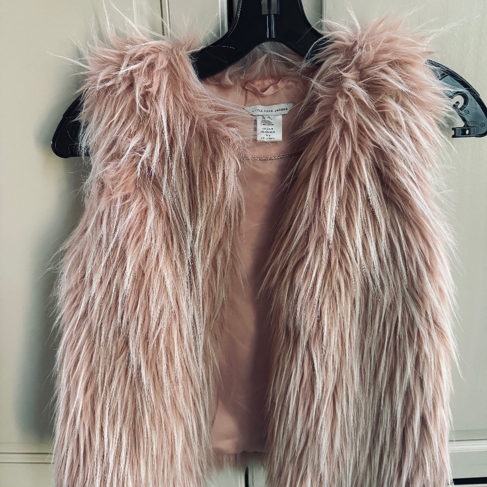 Girls Vest, Brand: Little Marc Jacobs, Size 8, Color: Light Pink